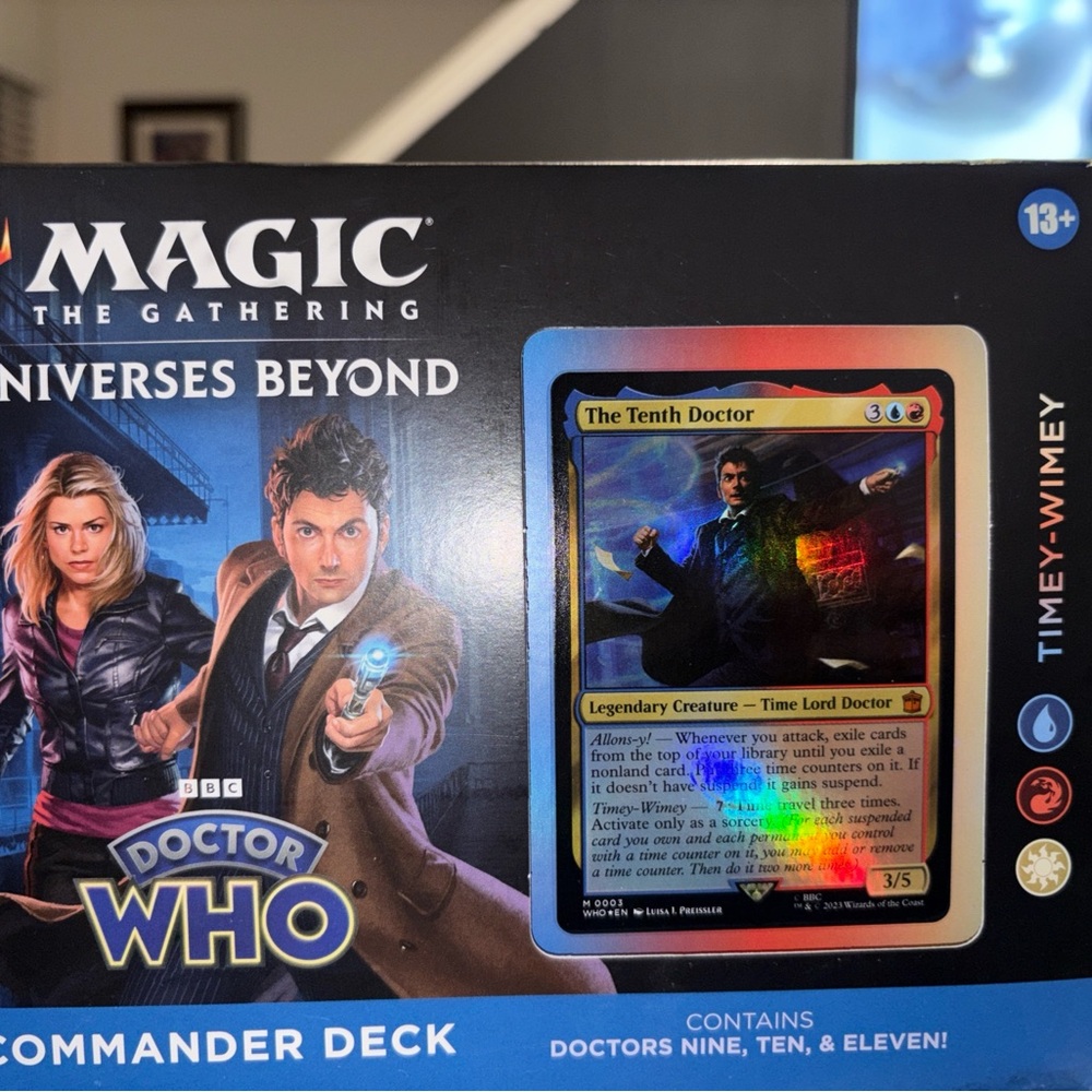 Magic: The Gathering Doctor Who Commander Deck – Black and Blue